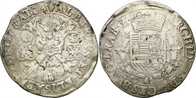 Netherlands
Spanish Netherlands, Albert and Elizabeth (1598-1621). Patagon undated, Antwerp 

Jak na ten typ monety przyzwoicie zachowana.Davenport...