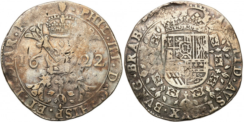 Netherlands
Spanish Netherlands. Philip IV (1621-1665). Patagon 1622, Antwerp ...