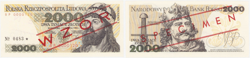 Banknotes of the Polish People's Republic - Specimens
POLSKA / POLAND / POLEN /...