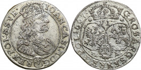 John II Casimir 
POLSKA/ POLAND/ POLEN / POLOGNE / POLSKO

Jan II Kazimierz. Szóstak (6 groszy) 1667 TLB, Bydgoszcz - ATTRACTIVE 

Odmiana z herb...