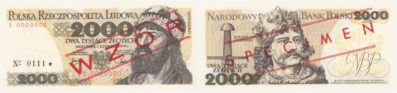 Banknotes of the Polish People's Republic - Specimens
POLSKA / POLAND / POLEN /...