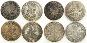 John II Casimir 
POLSKA/ POLAND/ POLEN / POLOGNE / POLSKO

Jan II Kazimierz Waza. Szóstak 1660, 1661, 1667, 1668 TLB, Bydgoszcz 

Każda moneta z ...