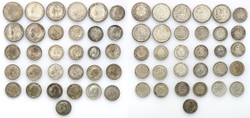 Netherlands
Netherlands. 5 - 25 cents 1890-1941, set of 31 coins 

Obiegowe egzemplarze w przedziale 3+ do 4.Jedna sztuka z końcówki blachy - błąd ...