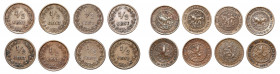 Netherlands
Netherlands. 1/2 cent 1884-1908, set of 8 coins 

Ładne egzemplarze, większość na poziomie 2/2-

Details: Cu 
Condition: 2/3+ (EF/VF...