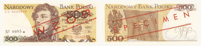 Banknotes of the Polish People's Republic - Specimens
POLSKA / POLAND / POLEN /...