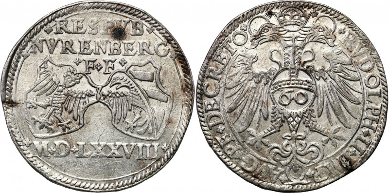 Germany
Germany. Nrnberg. Guldentaler (60 cutters) 1578 

Aw.: Dwie połączone...