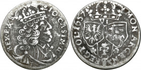John II Casimir 
POLSKA/ POLAND/ POLEN / POLOGNE / POLSKO

Jan Kazimierz. Szóstak (6 groszy) 1657 IT, Krakow / Cracow 

Patyna.Kopicki 1613 (R1)...