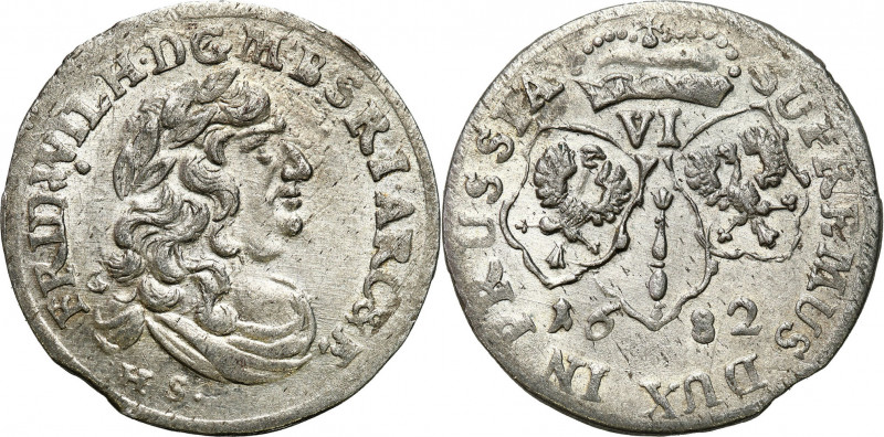 Germany
Germany, Brandenburg-Prussia. Frederick William (1640-1688). Szstak 168...