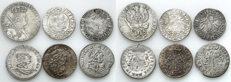 Germany
Germany, Prussia - Ort 1758 A, Berlin, sixtak 1681 and 1683, grosz 1534...