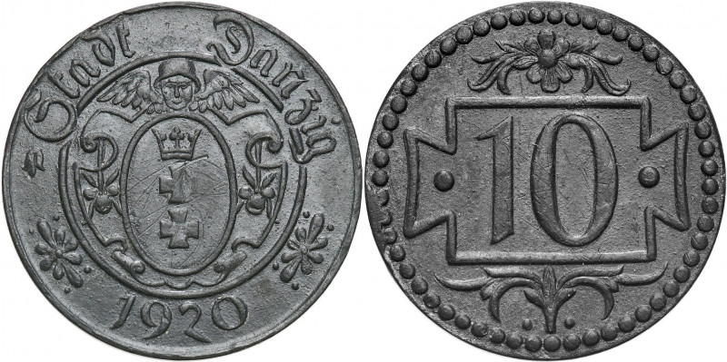 Danzig 
POLSKA / POLAND / POLEN / POLOGNE / POLSKO

Gdansk / Danzig. 10 fenig...