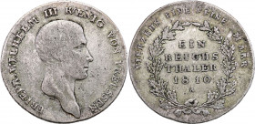Germany
Germany, Prussia. Frederick William III (1797-1840). Thaler 1810 A, Berlin 

Patyna.Davenport 756

Details: 21,96 g Ag 
Condition: 3 (VF...