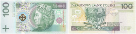 Polish banknotes 1994-2021
POLSKA / POLAND / POLEN / POLOGNE / POLSKO

100 zlotych 1994 seria AA - seria zastępcza 

Rzadka seria zastępcza AA dr...