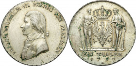 Germany
Germany, Prussia. Frederick William III (1797-1840). Thaler 1802 A, Berlin - NO 

Bardzo ładnie zachowana moneta. Zielonkawy, punktowy nalo...