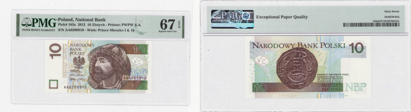Polish banknotes 1994-2021
POLSKA / POLAND / POLEN / POLOGNE / POLSKO

10 zlo...