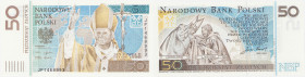 Polish banknotes 1994-2021
POLSKA / POLAND / POLEN / POLOGNE / POLSKO

50 zlotych 2006 Papież Jan Paweł II 

Emisyjny stan zachowania. Egzemplarz...