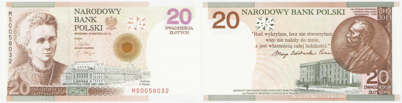 Polish banknotes 1994-2021
POLSKA / POLAND / POLEN / POLOGNE / POLSKO

20 zlo...