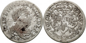 John III Sobieski 
POLSKA/ POLAND/ POLEN / POLOGNE / POLSKO

Jan III Sobieski. Szóstak (6 groszy) 1680, Krakow / Cracow, błąd w nominale 

Aw.: P...
