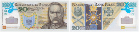 Polish banknotes 1994-2021
POLSKA / POLAND / POLEN / POLOGNE / POLSKO

20 zlotych 2014, Józef Piłsudski 

Emisyjny stan zachowania. Rzadszy bankn...