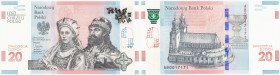 Polish banknotes 1994-2021
POLSKA / POLAND / POLEN / POLOGNE / POLSKO

20 zlotych 2015 - 1050 lat chrztu Polski - RARE 

Banknot w emisyjnym stan...