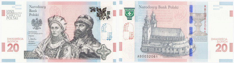 Polish banknotes 1994-2021
POLSKA / POLAND / POLEN / POLOGNE / POLSKO

20 zlo...