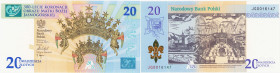Polish banknotes 1994-2021
POLSKA / POLAND / POLEN / POLOGNE / POLSKO

20 zlotych 2017 Jasna Góra 

Banknot w emisyjnym stanie zachowania, w oryg...