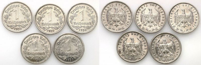 Germany
Germany, the Third Reich. 1 brand 1934-1939, set of 5 

Ładne stany z...
