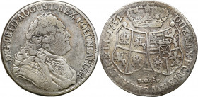 Augustus III the Sas 
POLSKA / POLAND / POLEN / SACHSEN / SAXONY / FRIEDRICH AUGUST II / DRESDEN / LEIPZIG

August III Sas. 1/3 talara 1751 FWôF, D...