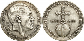 Germany
Germany, the Third Reich. Medal Adolf Hitler 1939, silver 

Anschluss Austrii. Na rancie punca srebra i napis.Colbert/Hyder 116

Details:...