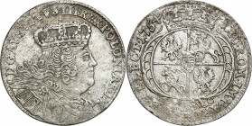 Augustus III the Sas 
POLSKA / POLAND / POLEN / SACHSEN / SAXONY / FRIEDRICH AUGUST II / DRESDEN / LEIPZIG

August III Sas. Ort (18 groszy) 1754 EC...