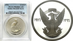 Sudan
Sudan, 2 1/2 lb 1976, Shoebill Stork - PCGS PR68 DCAM 

Mennicza moneta.

Details: 
Condition: PCGS PR68 DCAM (PCGS PR68 DCAM)