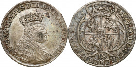 Augustus III the Sas 
POLSKA / POLAND / POLEN / SACHSEN / SAXONY / FRIEDRICH AUGUST II / DRESDEN / LEIPZIG

August III Sas. Ort (18 groszy) 1755, L...