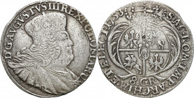 Augustus III the Sas 
POLSKA / POLAND / POLEN / SACHSEN / SAXONY / FRIEDRICH AUGUST II / DRESDEN / LEIPZIG

August III Sas. Dwuzłotówka (8 groszy) ...