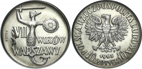 Nickel Probe Coins
POLSKA / POLAND / POLEN / PATTERN / PRL / PROBE / SPECIMEN

PRL. PROBA / SPECIMEN Nickel 10 zlotych 1965 chuda syrenka – PCG MS6...