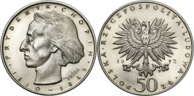Nickel Probe Coins
POLSKA / POLAND / POLEN / PATTERN / PRL / PROBE / SPECIMEN

PRL. PROBA / SPECIMEN Nickel 50 zlotych 1972 – Fryderyk Chopin 

P...