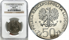 Nickel Probe Coins
POLSKA / POLAND / POLEN / PATTERN / PRL / PROBE / SPECIMEN

PRL. PROBA / SPECIMEN Nickel 50 zlotych 1979 – Mieszko I – półpostać...
