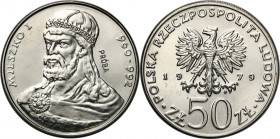 Nickel Probe Coins
POLSKA / POLAND / POLEN / PATTERN / PRL / PROBE / SPECIMEN

PRL. PROBA / SPECIMEN Nickel 50 zlotych 1979 – Mieszko I – popiersie...