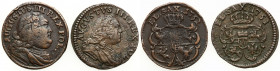 Augustus III the Sas 
POLSKA / POLAND / POLEN / SACHSEN / SAXONY / FRIEDRICH AUGUST II / DRESDEN / LEIPZIG

August III Sas. Szeląg 1751 i 1752 A, G...