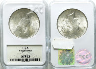 USA (United States of America)
USA. Dollar 1923, Philadelphia GCN MS63 

Piękny egzemplarz w polskim gradingu.Blask menniczy.KM# 150

Details: 
...