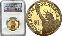 USA (United States of America)
USA. Dollar 2008 James Monroe - Mirror Stamp - NGC PF69 ULTRA CAMEO 

Piękna mennicza moneta.

Details: 
Conditio...