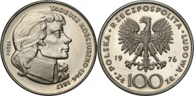Nickel Probe Coins
POLSKA / POLAND / POLEN / PATTERN / PRL / PROBE / SPECIMEN

PRL. PROBA / SPECIMEN Nickel 100 zlotych 1976 – Tadeusz Kościuszko ...