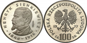 Nickel Probe Coins
POLSKA / POLAND / POLEN / PATTERN / PRL / PROBE / SPECIMEN

PRL. PROBA / SPECIMEN Nickel 100 zlotych 1977 – Henryk Sienkiewicz ...