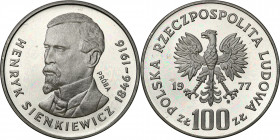 Nickel Probe Coins
POLSKA / POLAND / POLEN / PATTERN / PRL / PROBE / SPECIMEN

PRL. PROBA / SPECIMEN Nickel 100 zlotych 1977 – Henryk Sienkiewicz ...