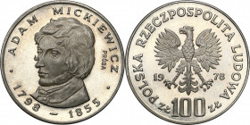 Nickel Probe Coins
POLSKA / POLAND / POLEN / PATTERN / PRL / PROBE / SPECIMEN

PRL. PROBA / SPECIMEN Nickel 100 zlotych 1978 – Adam Mickiewicz 

...