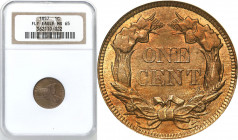 USA (United States of America)
USA 1 cent 1857 Flying Eagle NGC MS65 - BEAUTIFUL 

Połysk menniczy, subtelna patyna.Do monety dołączony certyfikat ...