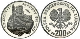 Nickel Probe Coins
POLSKA / POLAND / POLEN / PATTERN / PRL / PROBE / SPECIMEN

PRL. PROBA / SPECIMEN Nickel 200 zlotych 1980 – Bolesław Chrobry – p...