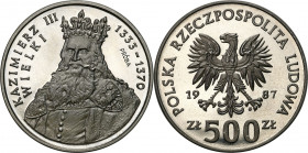 Nickel Probe Coins
POLSKA / POLAND / POLEN / PATTERN / PRL / PROBE / SPECIMEN

PRL. PROBA / SPECIMEN Nickel 500 zlotych 1987 - Kazimierz Wielki 
...