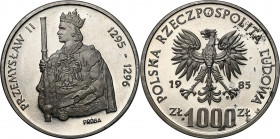 Nickel Probe Coins
POLSKA / POLAND / POLEN / PATTERN / PRL / PROBE / SPECIMEN

PRL. PROBA / SPECIMEN Nickel 1000 zlotych 1985 - Przemysław II 

P...