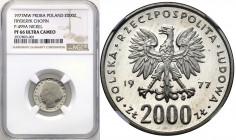 Nickel Probe Coins
POLSKA / POLAND / POLEN / PATTERN / PRL / PROBE / SPECIMEN

PRL. PROBA / SPECIMEN Nickel 2.000 zlotych 1977 Chopin NGC PF66 ULTR...