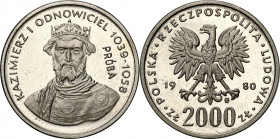 Nickel Probe Coins
POLSKA / POLAND / POLEN / PATTERN / PRL / PROBE / SPECIMEN

PRL. PROBA / SPECIMEN Nickel 2000 zlotych 1980 – Kazimierz Odnowicie...