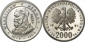 Nickel Probe Coins
POLSKA / POLAND / POLEN / PATTERN / PRL / PROBE / SPECIMEN

PRL. PROBA / SPECIMEN Nickel 2000 zlotych 1981 – Władysław Herman 
...